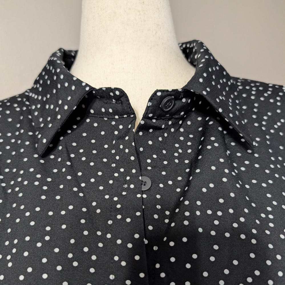 3/$30 Bloomchic Polka Dot Midi Dress 18/20 - Picture 4 of 8